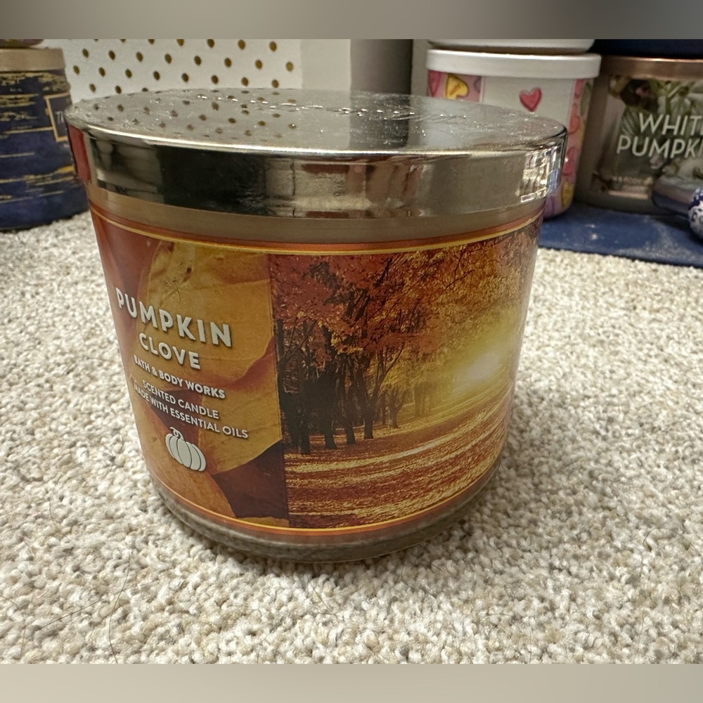 Bath and Body Works Pumpkin Clove Candle 2019